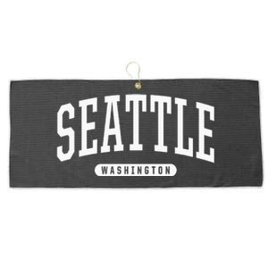 Seattle Hoodie Swea College University Style USA Large Microfiber Waffle Golf Towel