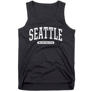 Seattle Hoodie Swea College University Style USA Tank Top