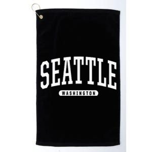 Seattle Hoodie Swea College University Style USA Platinum Collection Golf Towel