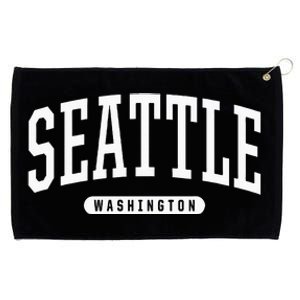 Seattle Hoodie Swea College University Style USA Grommeted Golf Towel