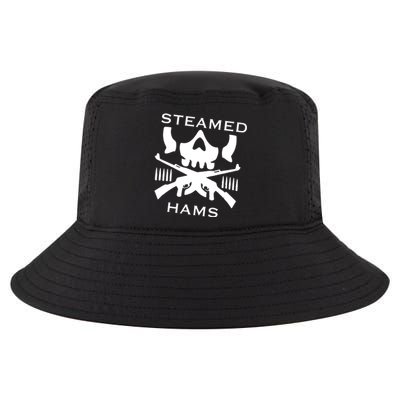 Steamed Hams Skull Guns Cool Comfort Performance Bucket Hat