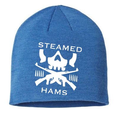 Steamed Hams Skull Guns Sustainable Beanie