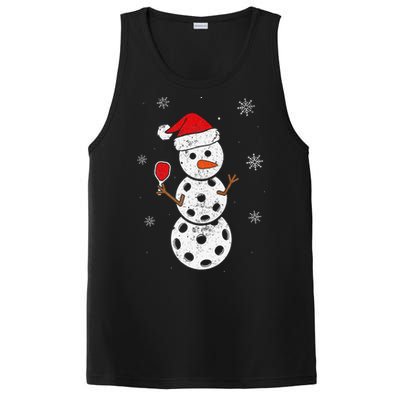 Santa Hat Snowman Gifts For Xmas Pickleball  PosiCharge Competitor Tank