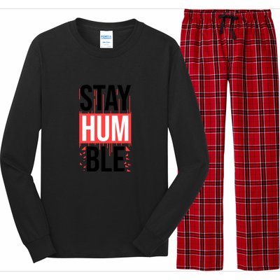 Stay Humble Long Sleeve Pajama Set