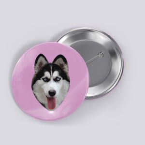 Siberian Husky Button