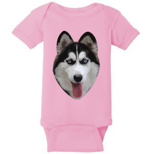 Siberian Husky Baby Bodysuit