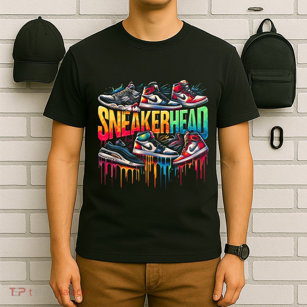 Sneaker Head Streetwear Style T-Shirt
