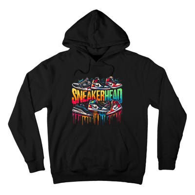 Sneaker Head Streetwear Style Tall Hoodie