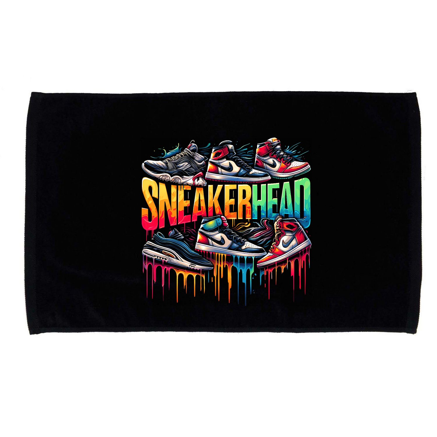 Sneaker Head Streetwear Style Microfiber Hand Towel