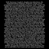 Steamed Hams Script Funny Text Tall T-Shirt