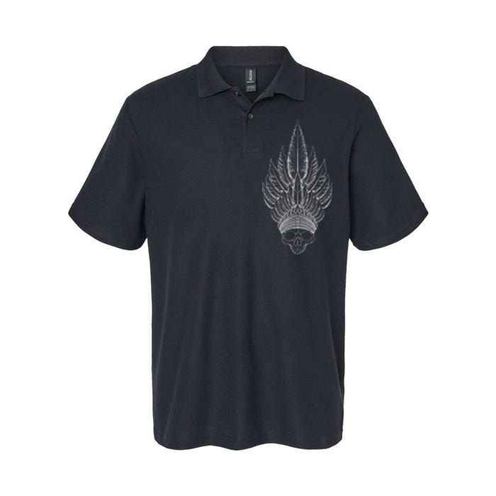 Skull Headdress Softstyle Adult Sport Polo