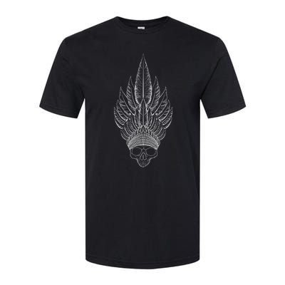 Skull Headdress Softstyle CVC T-Shirt