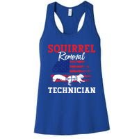 Squirrel Hunter Squirrel Removal Technician Squirrel Hunting Gift Women's Racerback Tank