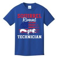 Squirrel Hunter Squirrel Removal Technician Squirrel Hunting Gift Kids T-Shirt