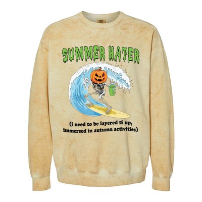 Summer Hater Colorblast Crewneck Sweatshirt