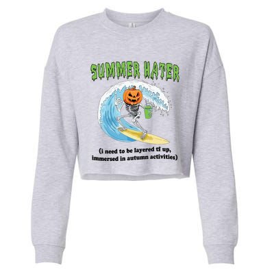 Summer Hater Cropped Pullover Crew