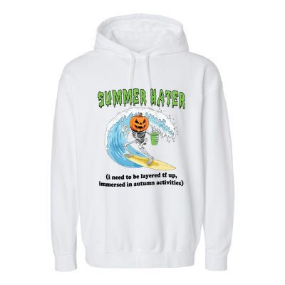 Summer Hater Garment-Dyed Fleece Hoodie