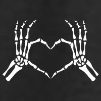 Skeletons Hands Shaped Heart Halloween Adult Drive Performance Visor