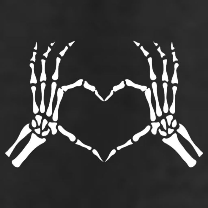Skeletons Hands Shaped Heart Halloween Adult Drive Performance Visor
