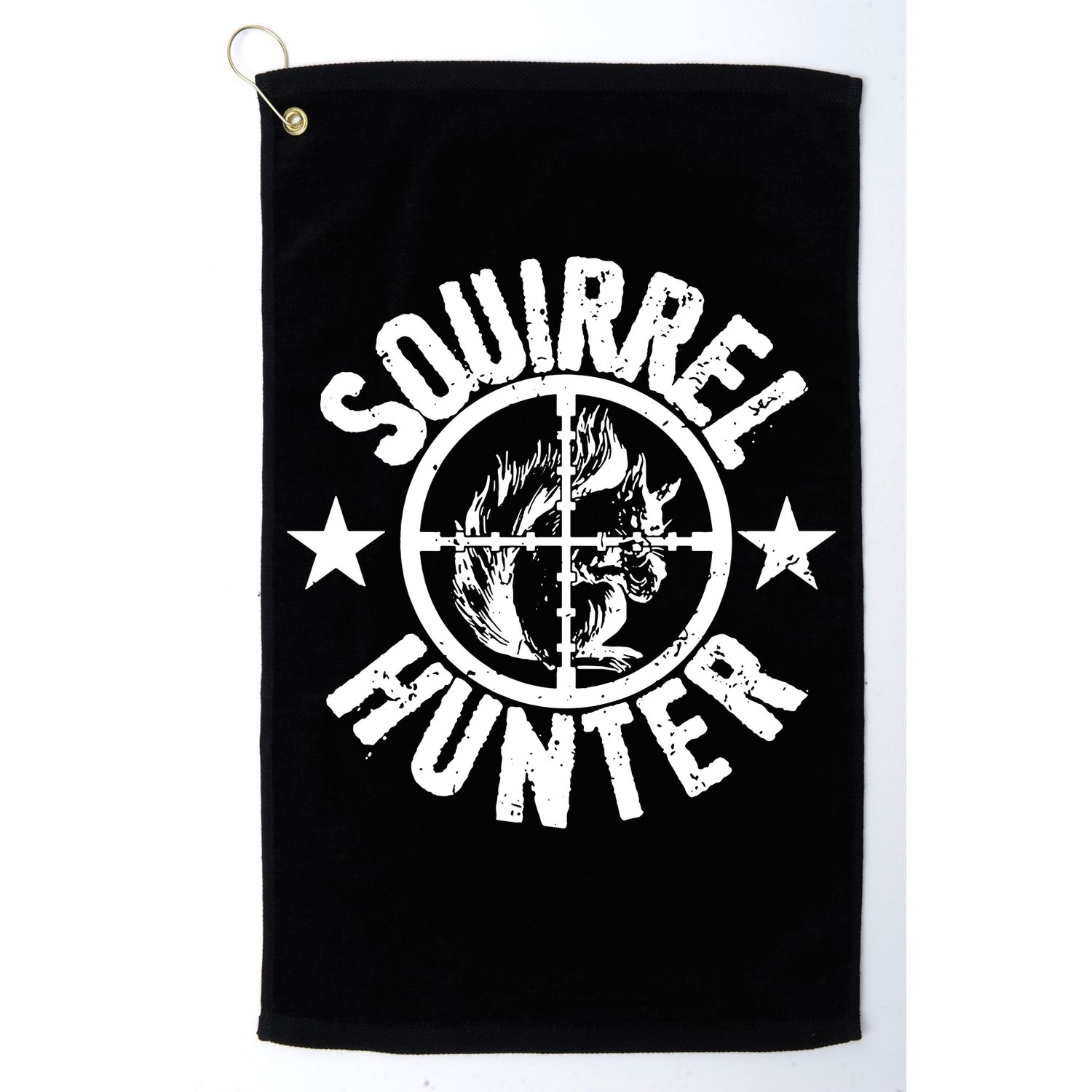 Squirrel Hunter Golf Towel