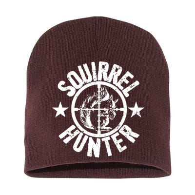 Squirrel Hunter Short Acrylic Beanie