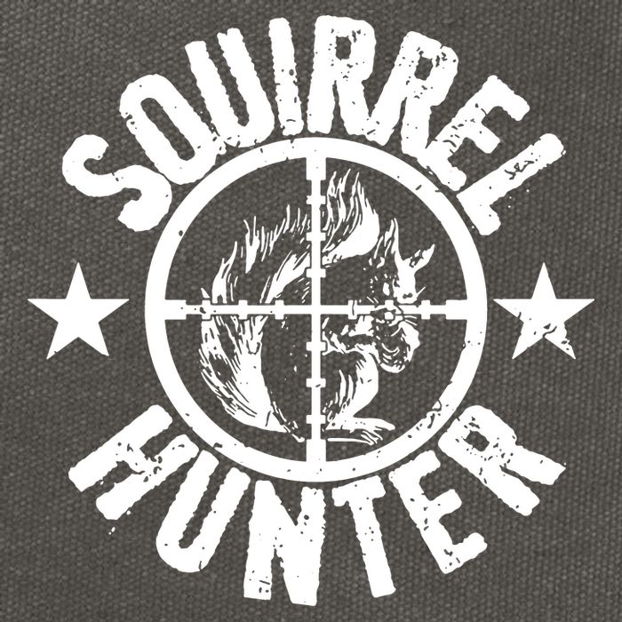 Squirrel Hunter Cotton Canvas Backpack