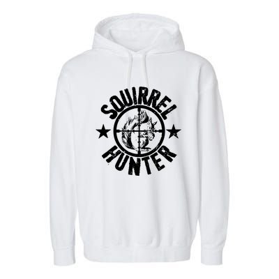 Squirrel Hunter Garment-Dyed Fleece Hoodie