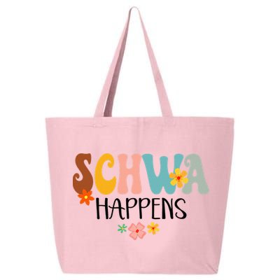 Schwa Happens Science Of Reading Teacher Intervention Groovy 25L Jumbo Tote