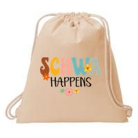 Schwa Happens Science Of Reading Teacher Intervention Groovy Drawstring Bag