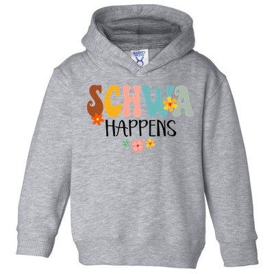 Schwa Happens Science Of Reading Teacher Intervention Groovy Toddler Hoodie
