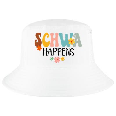 Schwa Happens Science Of Reading Teacher Intervention Groovy Cool Comfort Performance Bucket Hat