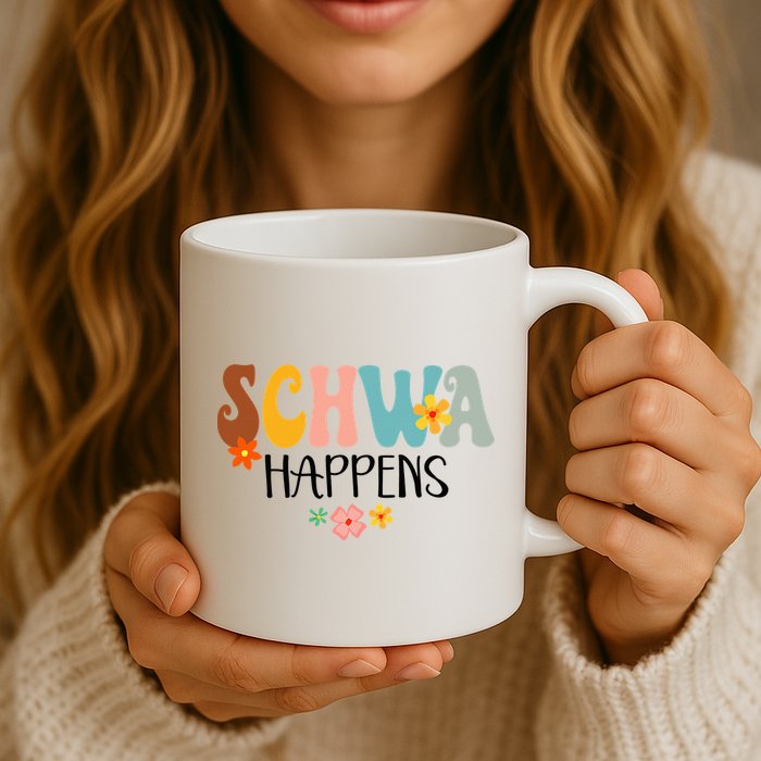 Schwa Happens Science Of Reading Teacher Intervention Groovy Mug