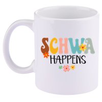 Schwa Happens Science Of Reading Teacher Intervention Groovy 11oz C Handle Ceramic Mug