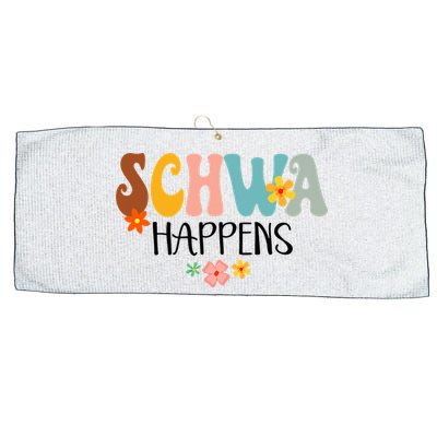 Schwa Happens Science Of Reading Teacher Intervention Groovy Large Microfiber Waffle Golf Towel