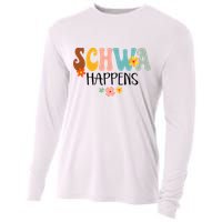 Schwa Happens Science Of Reading Teacher Intervention Groovy Cooling Performance Long Sleeve Crew
