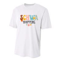 Schwa Happens Science Of Reading Teacher Intervention Groovy Youth Performance Sprint T-Shirt