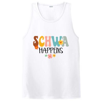 Schwa Happens Science Of Reading Teacher Intervention Groovy PosiCharge Competitor Tank