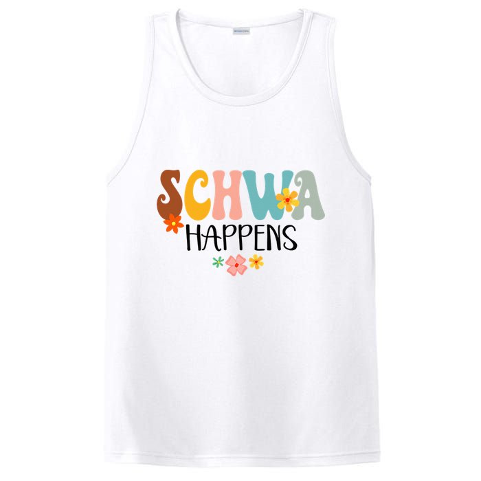 Schwa Happens Science Of Reading Teacher Intervention Groovy PosiCharge Competitor Tank