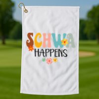 Schwa Happens Science Of Reading Teacher Intervention Groovy Golf Towel