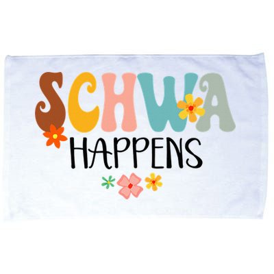 Schwa Happens Science Of Reading Teacher Intervention Groovy Microfiber Hand Towel