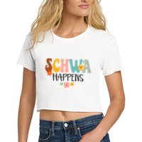 Schwa Happens Science Of Reading Teacher Intervention Groovy Crop Top