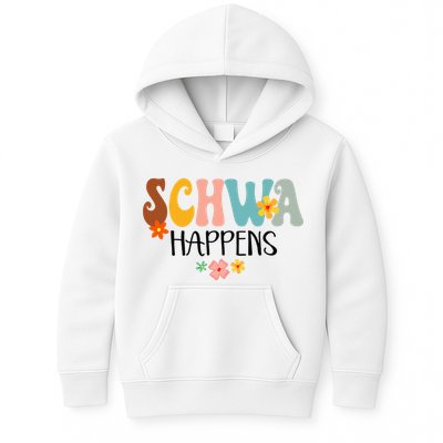 Schwa Happens Science Of Reading Teacher Intervention Groovy Kids Hoodie