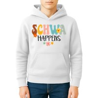 Schwa Happens Science Of Reading Teacher Intervention Groovy Kids Hoodie