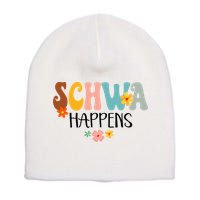 Schwa Happens Science Of Reading Teacher Intervention Groovy Short Acrylic Beanie
