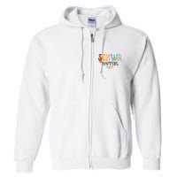 Schwa Happens Science Of Reading Teacher Intervention Groovy Full Zip Hoodie