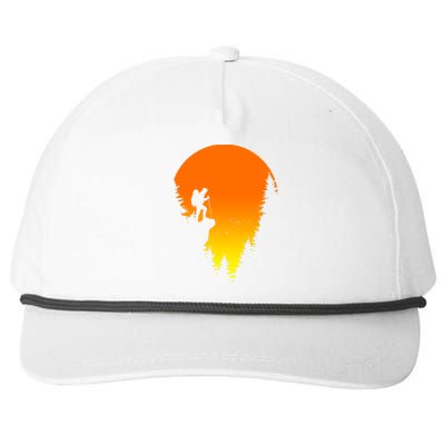 Sunset Hiking Snapback Five-Panel Rope Hat