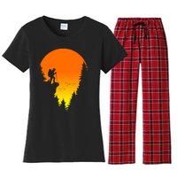 Sunset Hiking Women's Flannel Pajama Set