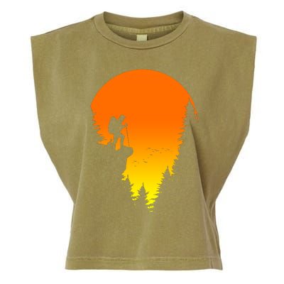 Sunset Hiking Garment-Dyed Women's Muscle Tee