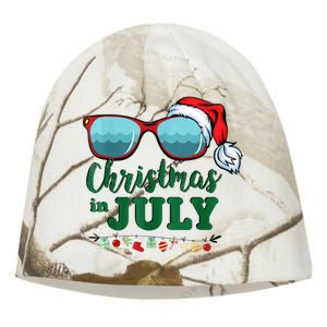 Santa Hat Sunglasses Summer Christmas In July Gift Kati - Camo Knit Beanie