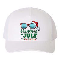 Santa Hat Sunglasses Summer Christmas In July Gift Yupoong Adult 5-Panel Trucker Hat